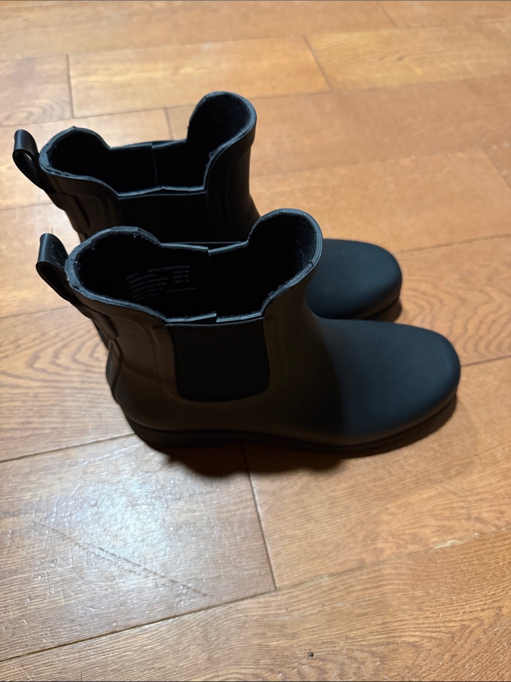 Women’s Black Hailey Rain Boots NWOT